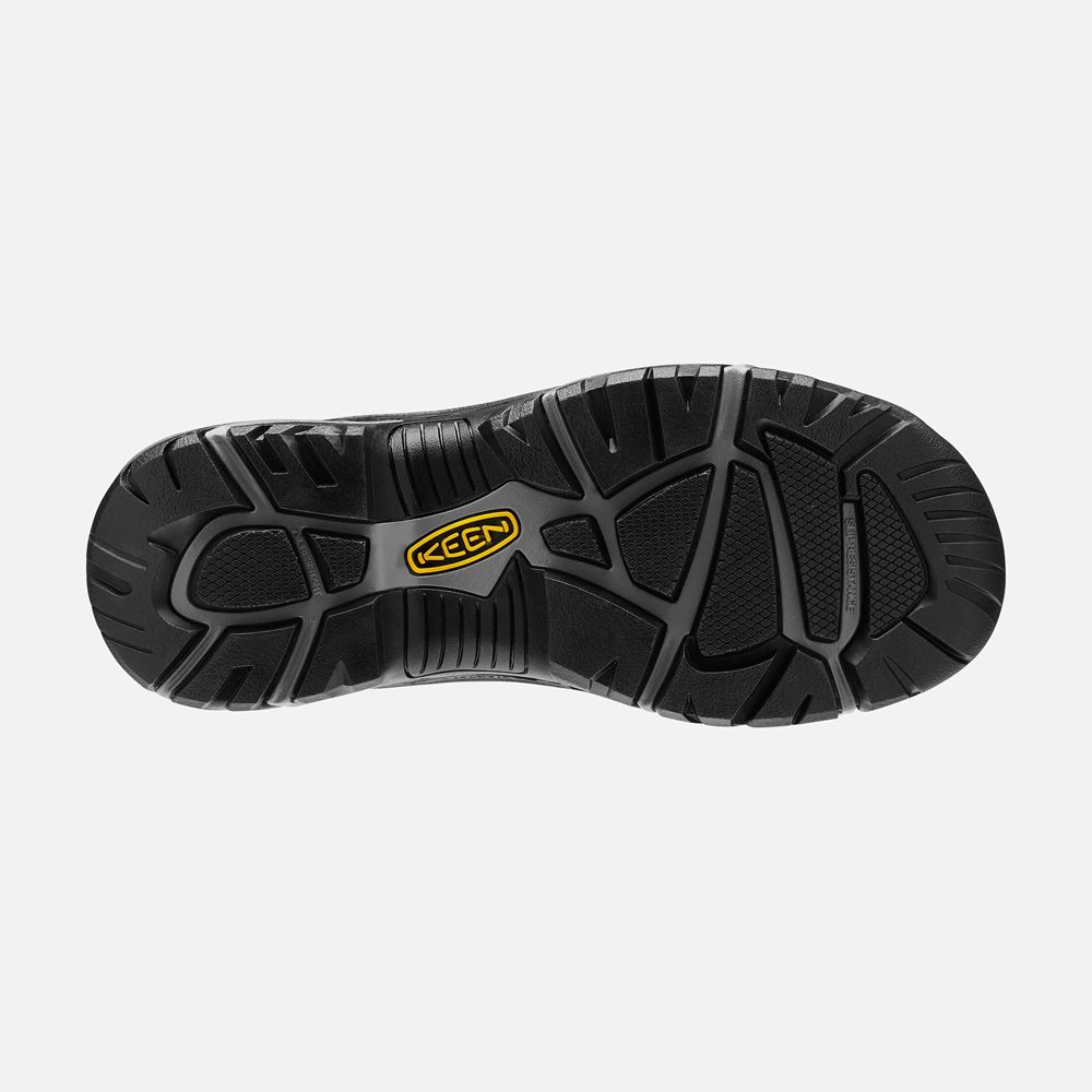 Keen Laarzen Heren Zwart - Mt Vernon 6\" (Steel Toe) - 94178-UREQ